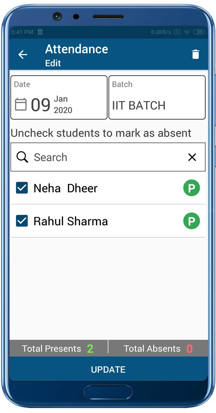 Take Attendance